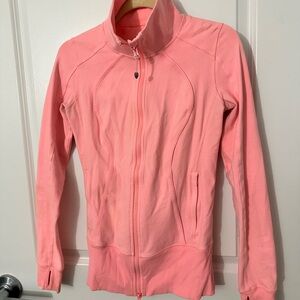 ALO Yoga Coral Zip-Up Jacket